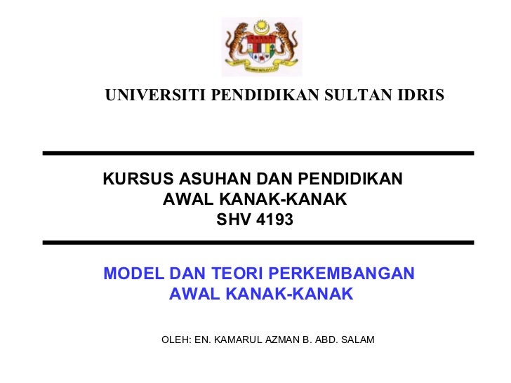 Model dan teori perkembangan k2