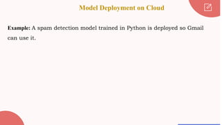 Comprehensive Guide to Cloud-Based ML Model Deployment and Monitoring | PDF