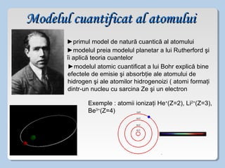 Modele atomice | PPT
