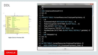 Oracle SQL Developer Data Modeler - for SQL Server | PPT