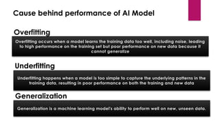 Machine Learning Confusion Matrix Overfitting MODEL EVALUATION and it's techniques with confusion matrix | PPTX