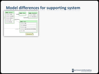 Modeldifferencesforsupporting system migrations