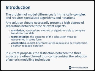 ModeldifferencesModel Evolution and Versioning15