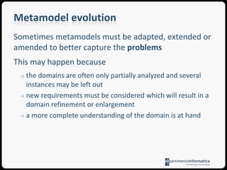 P3MetamodelGoal: formalize a modeling language for capturing the domain problemsdomainP1