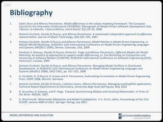 SummaryIntroductionEvolution in the Large: Metamodel Evolution (XLE)Problem-based adaptationSolution-based adaptationMetamodel change classificationTransformationaladaptationofmodelsEvolution in the Small: Application Model Evolution (XSE)Data migrationAdaptation of specific assetsConclusions and future work