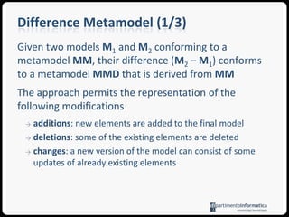 Approaches – Coloring                 (eg [Ohst et al 2003])Declarative and intuitiveCons: does not hold the following propertiesMinimalisticSelf-containedTransformativeCons: moreoververy verboseupdates difficult to represent