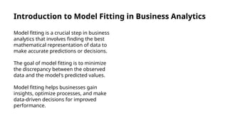 Model Fitting for the project purpose.pptx