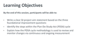 The Model for Quality Improvement Presentation | PPTX