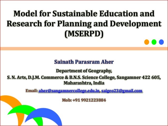 phd thesis education sustainable development
