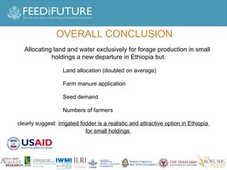 Experiences irrigated forages 