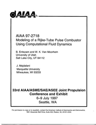 Modeling of-a-rijke-tube-pulse-combustor-using-computational-fluid-dynamics