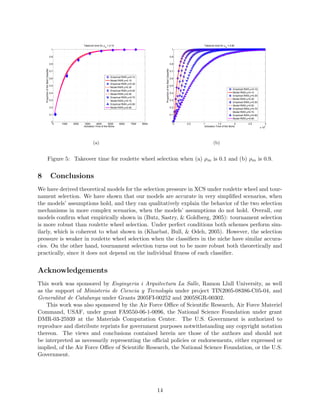 Modeling selection pressure in XCS for proportionate and tournament selection