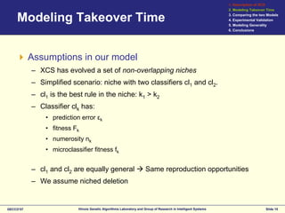 Modeling selection pressure in XCS for proportionate and tournament selection