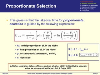 Modeling selection pressure in XCS for proportionate and tournament selection