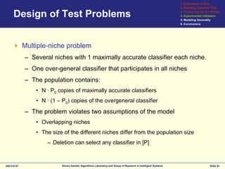 Modeling selection pressure in XCS for proportionate and tournament selection