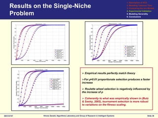 Modeling selection pressure in XCS for proportionate and tournament selection