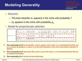 Modeling selection pressure in XCS for proportionate and tournament selection