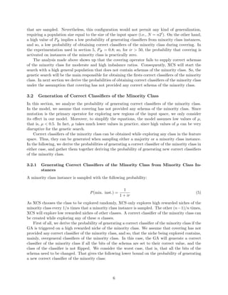 Modeling XCS in class imbalances: Population size and parameter settings
