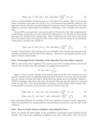 Modeling XCS in class imbalances: Population size and parameter settings