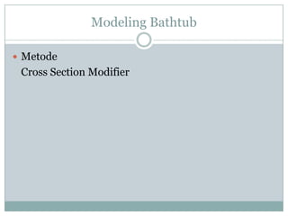 Modeling bathtub dengan 3DS Max bagian 1 | PDF