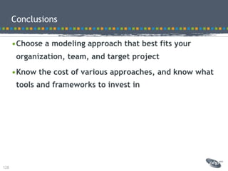 Modeling best practices