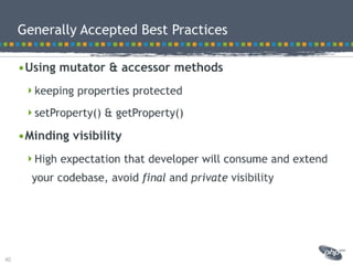 Modeling best practices
