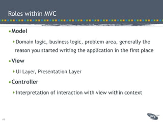 Modeling best practices