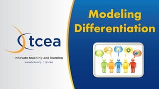 Modeling
Differentiation
 