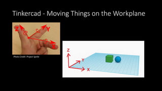 Tinkercad - Clicking
You can think of it as
alphabetic order:
Left Clicks  Shapes
Right Clicks  Workplane
Mouse Image by Wasin Waeosri
 