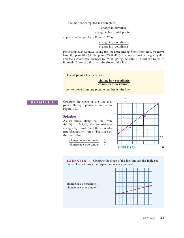 Slope rate change algebra 1 homework answers