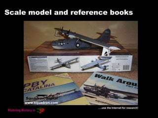 Scale model and reference books
….use the Internet for research!
www.squadron.com
 