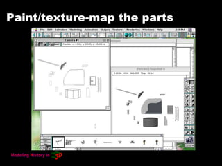 Paint/texture-map the parts
 