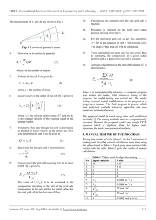 Modeling of laminar flow tubular reactor using velocity profile | PDF