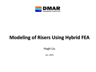Modeling of Risers Using Hybrid FEA
Hugh Liu
Jan. 2015
 
