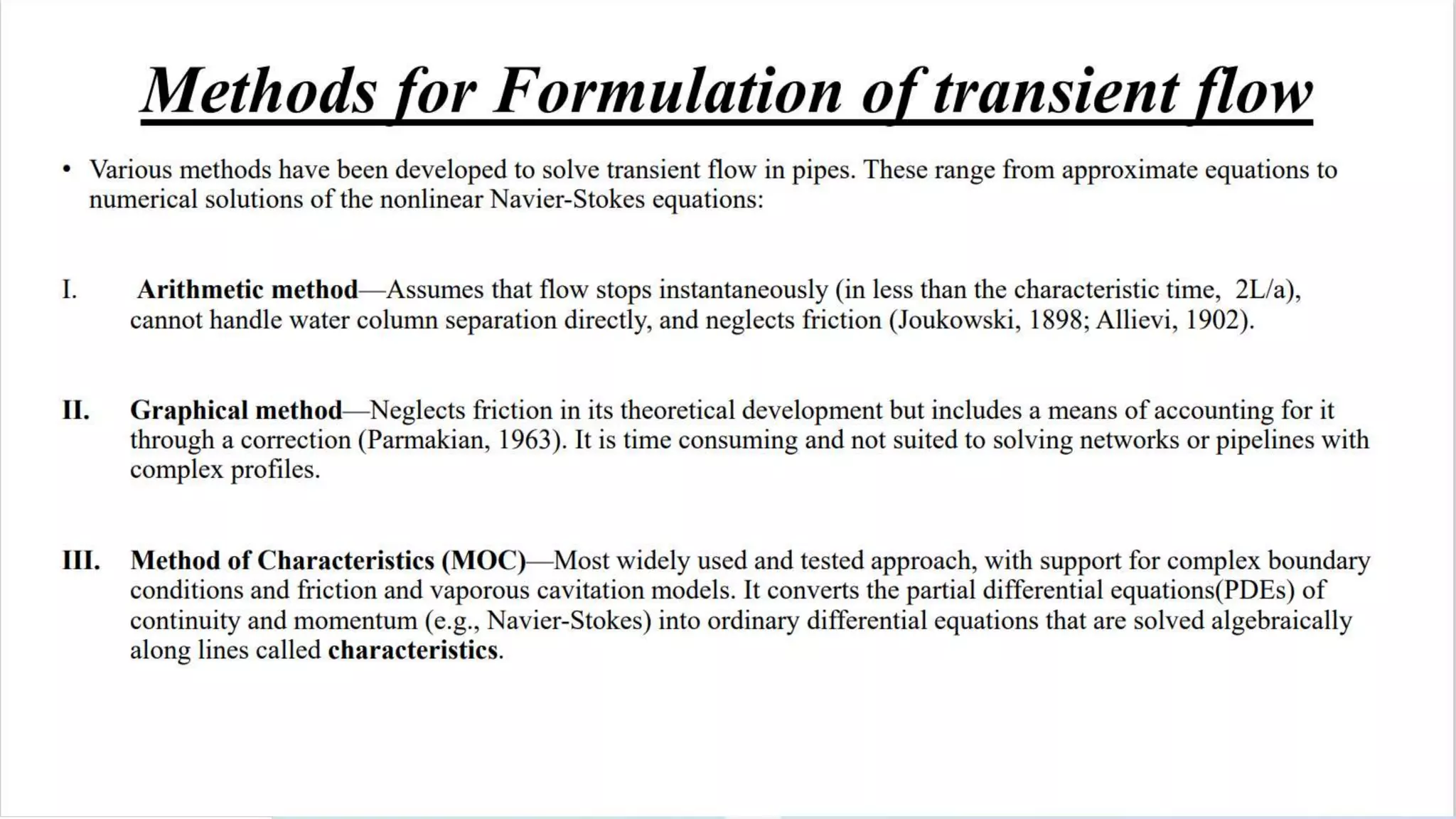 MODELING OF TRANSIENT FLUID FLOW IN THE SIMPLE [Autosaved].pptx