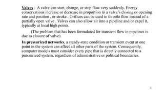 Modeling of transient fluid flow in the simple pipeline system | PDF