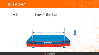 A1: Lower the bar
Question?
 