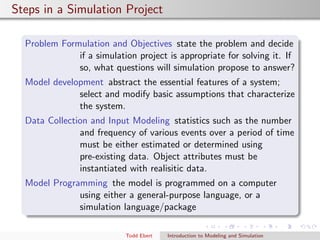Introduction to Modeling and Simulation | PPT | Free Download