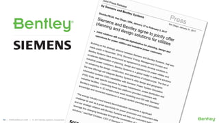 13 | WWW.BENTLEY.COM | © 2017 Bentley Systems, Incorporated
 