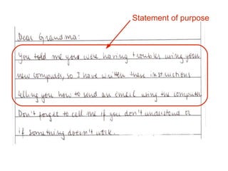 Statement of purpose 