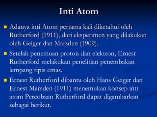 Model inti atom (asti dewi n.) | PPT