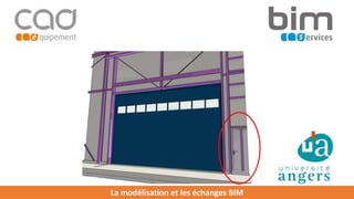 La modélisation et les échanges BIM
 