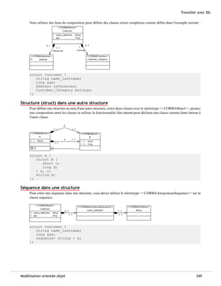 Modelisation orientee objet