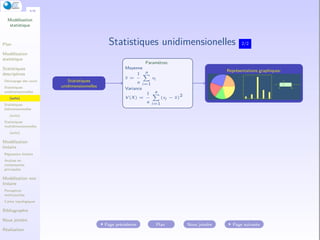Modelisation Statistique Modelisation statistique bidimensionnelle | PDF