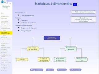 Modelisation Statistique Modelisation statistique bidimensionnelle | PDF