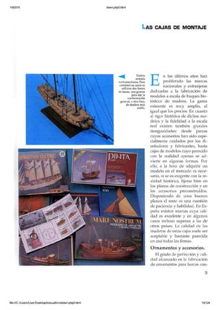 Modelismo naval de madera 5