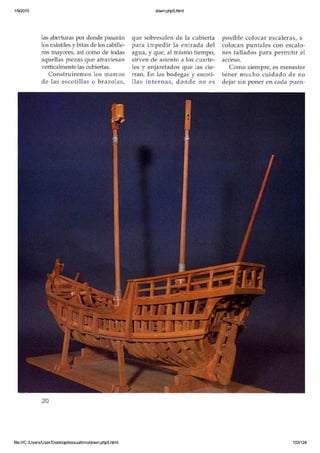 Modelismo naval de madera 5