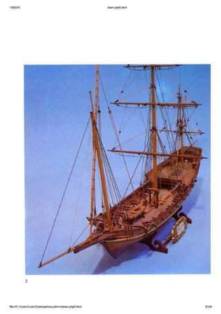 Modelismo naval de madera 5