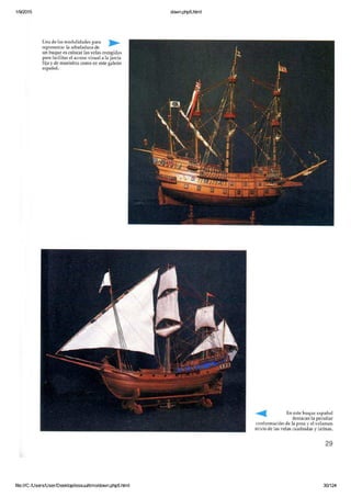 Modelismo naval de madera 5