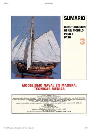 Modelismo naval de madera 5